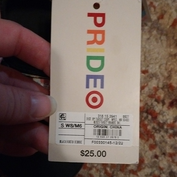 Rainbow sandals with thick black soles from Target NWT - Picture 6 of 7